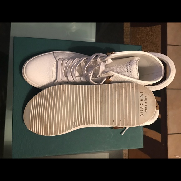 Buscemi hightop 125mm (white) size US 9 - Picture 5 of 8